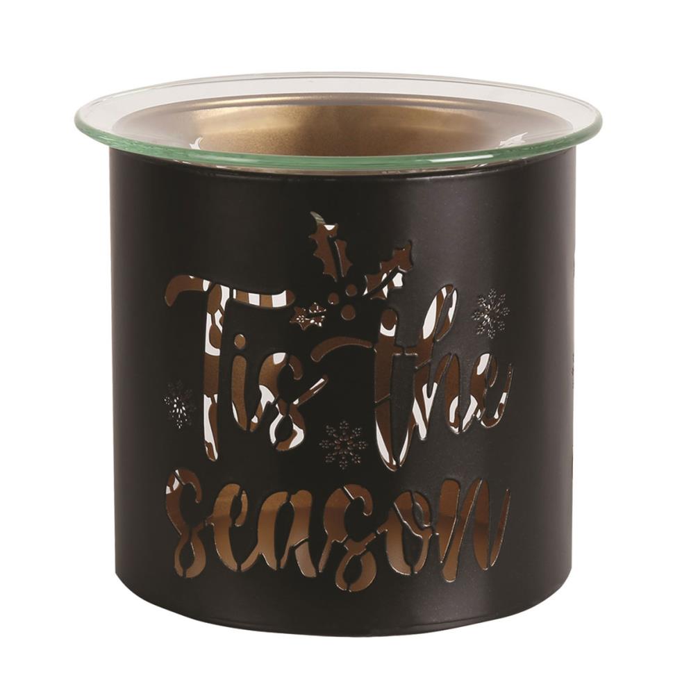 Aroma Black & Gold Tis the Season Jar Sleeve & Wax Melt Warmer Extra Image 1
